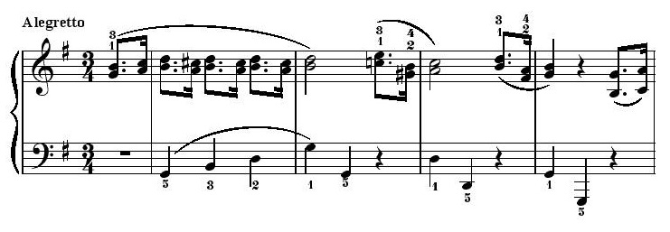 Beethoven Minuet WoO. 10 No. 2